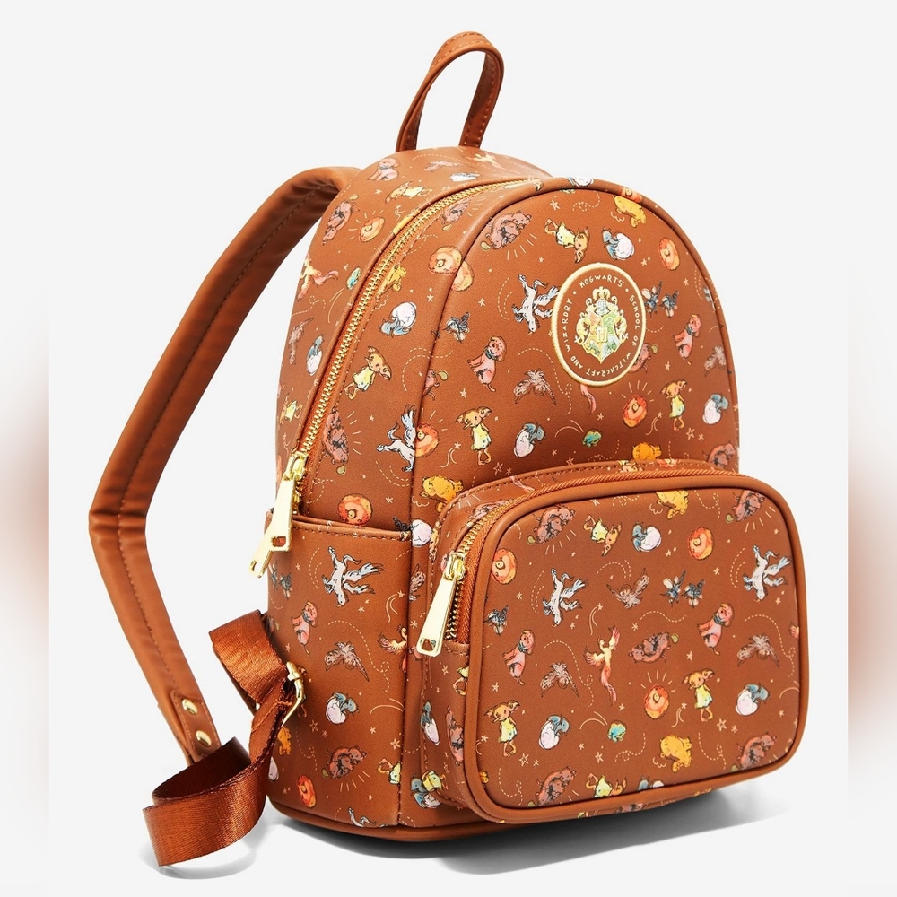 Harry Potter Chibi Creatures Mini Backpack - Picture 2 of 4